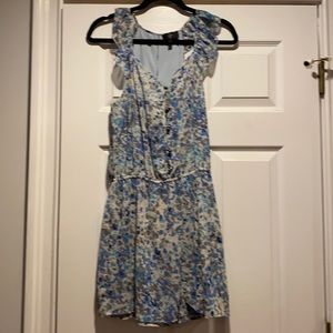 Mini dress, multi blue